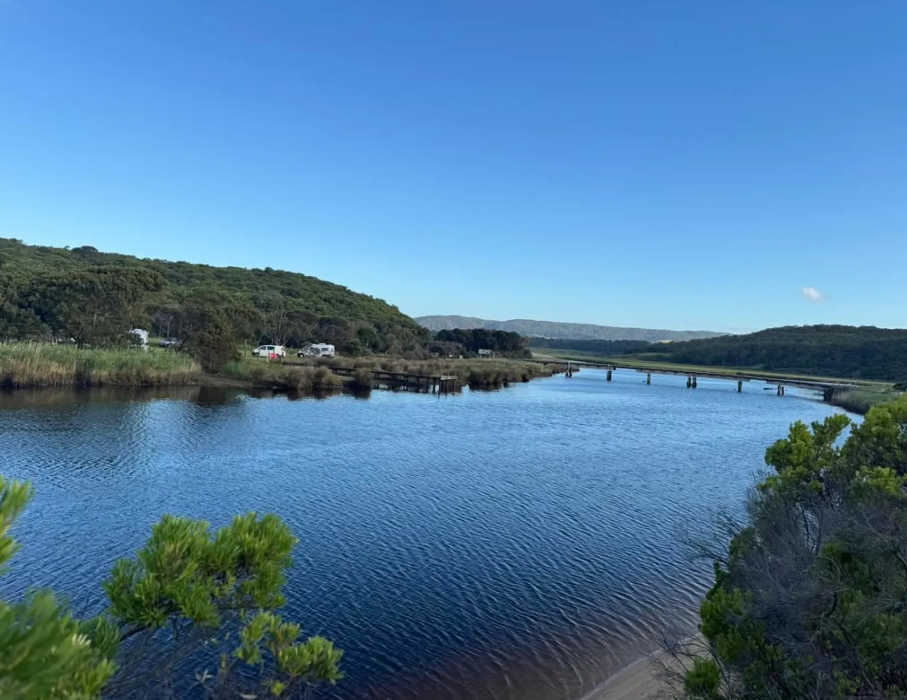 Camping at Aire River