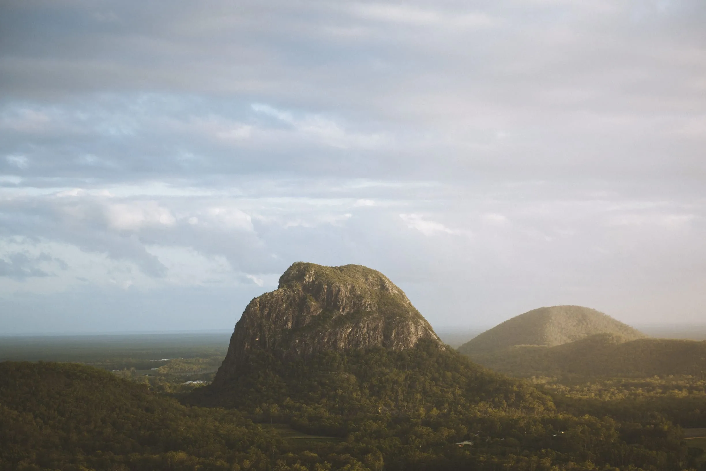 Consider taking a hike up the Glass House Mountains