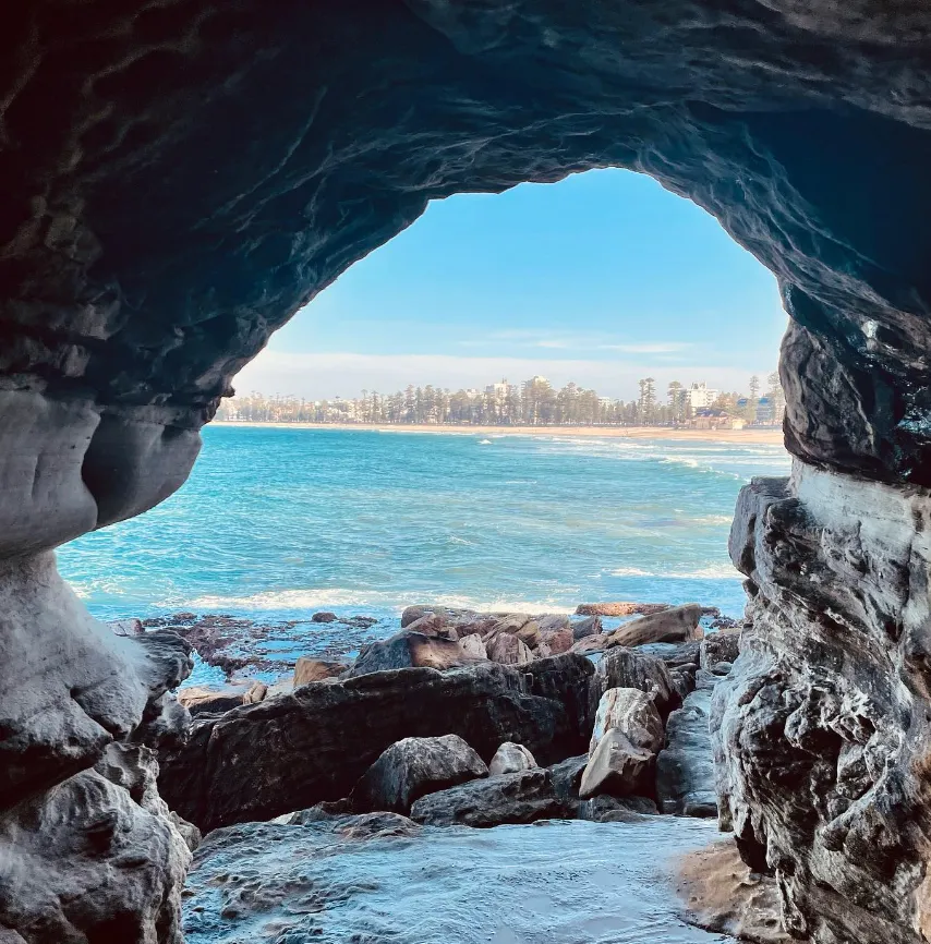 Discover the hidden seaside tunnel at Queenscliff Beach