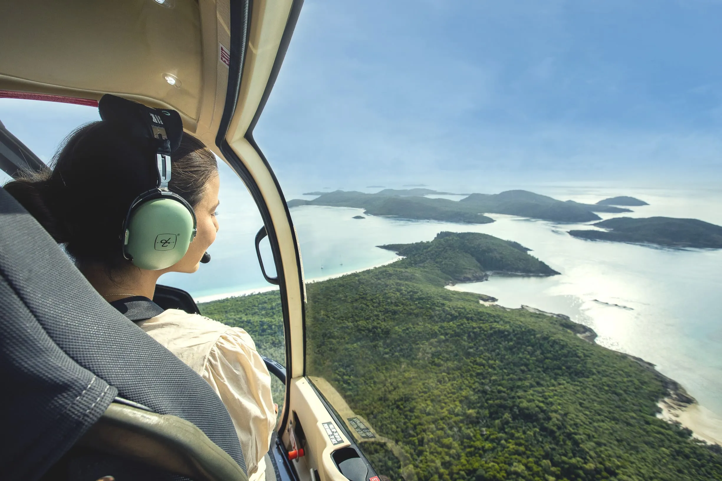 Fly in a helicopter for amazing views