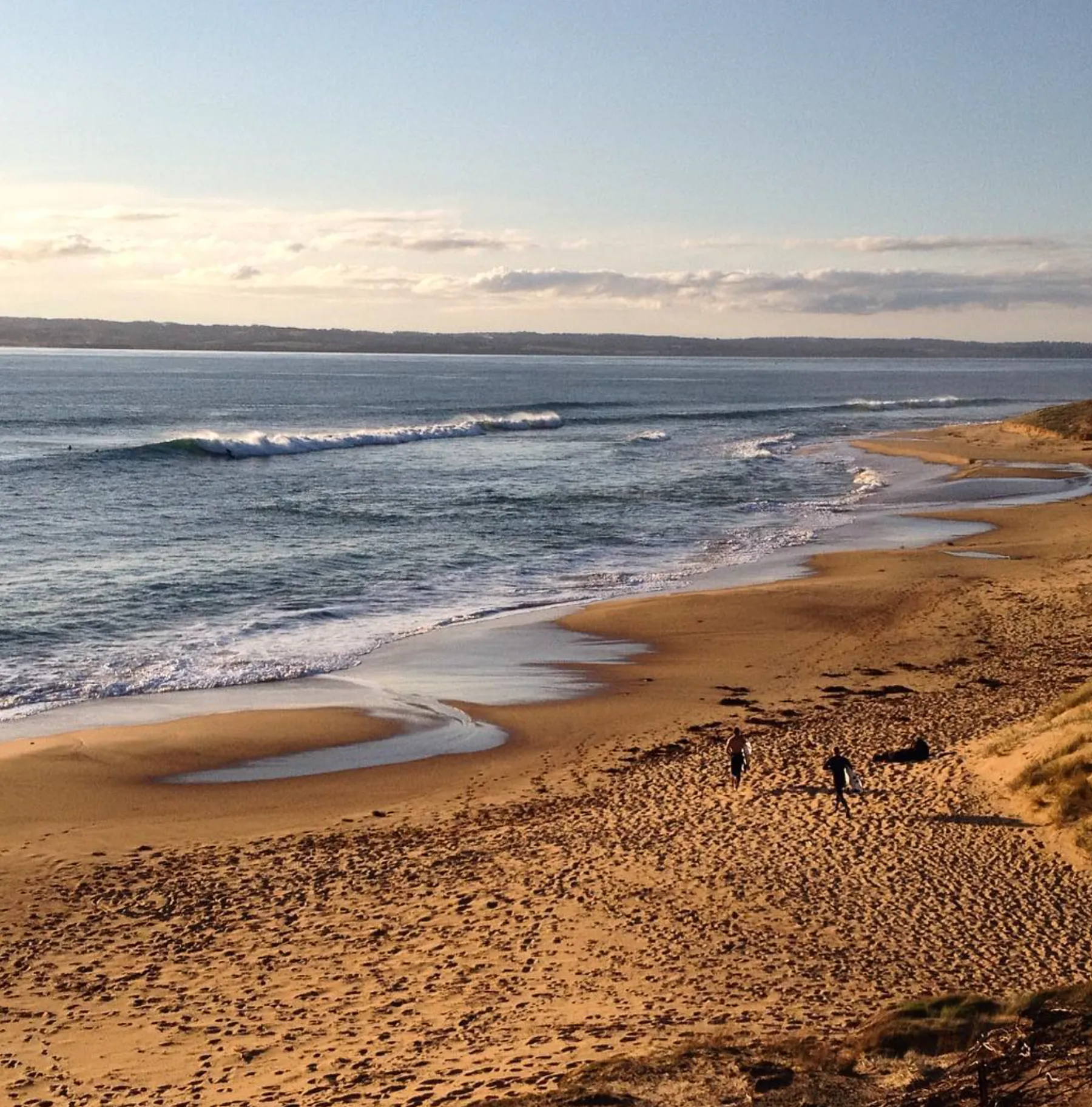 Flynns Beach’s dramatic landscape