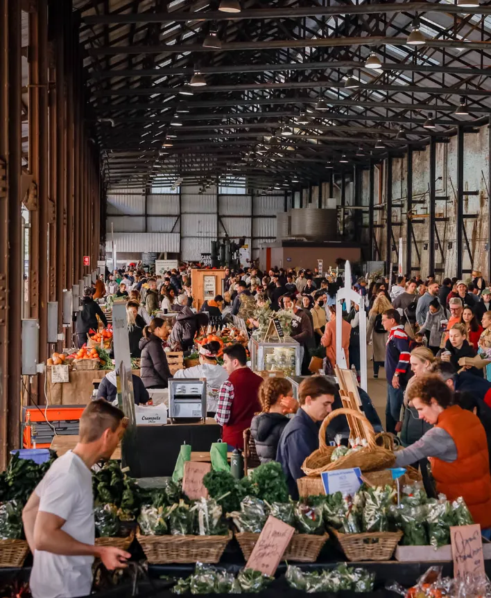 Get fresh food at Carriageworks Farmers Market