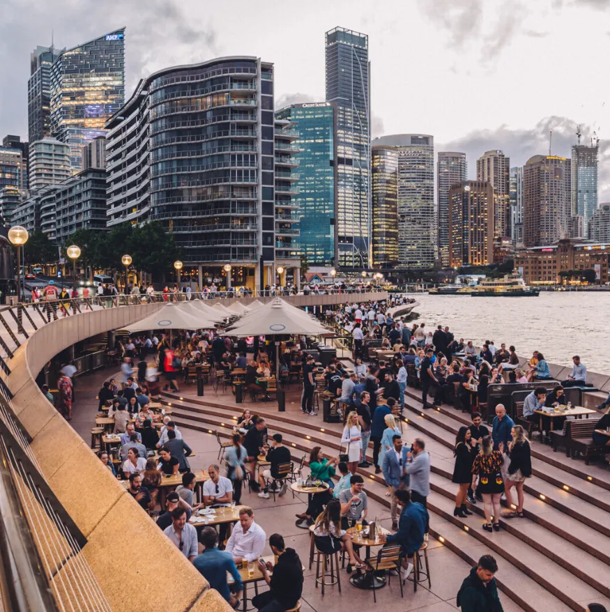 Have a drink with a great view at Opera Bar