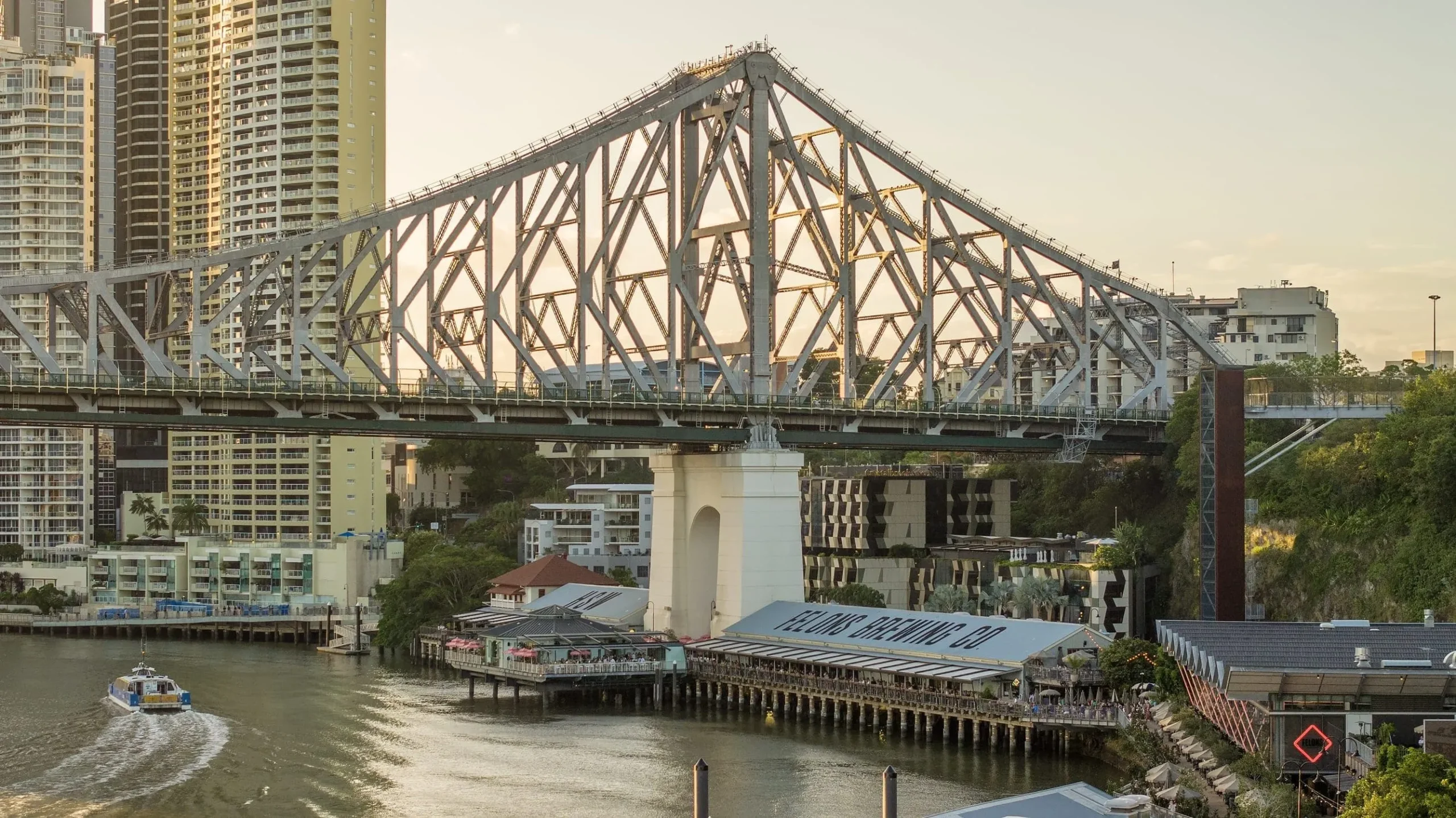 Have a drink with a view at Howard Street Wharves