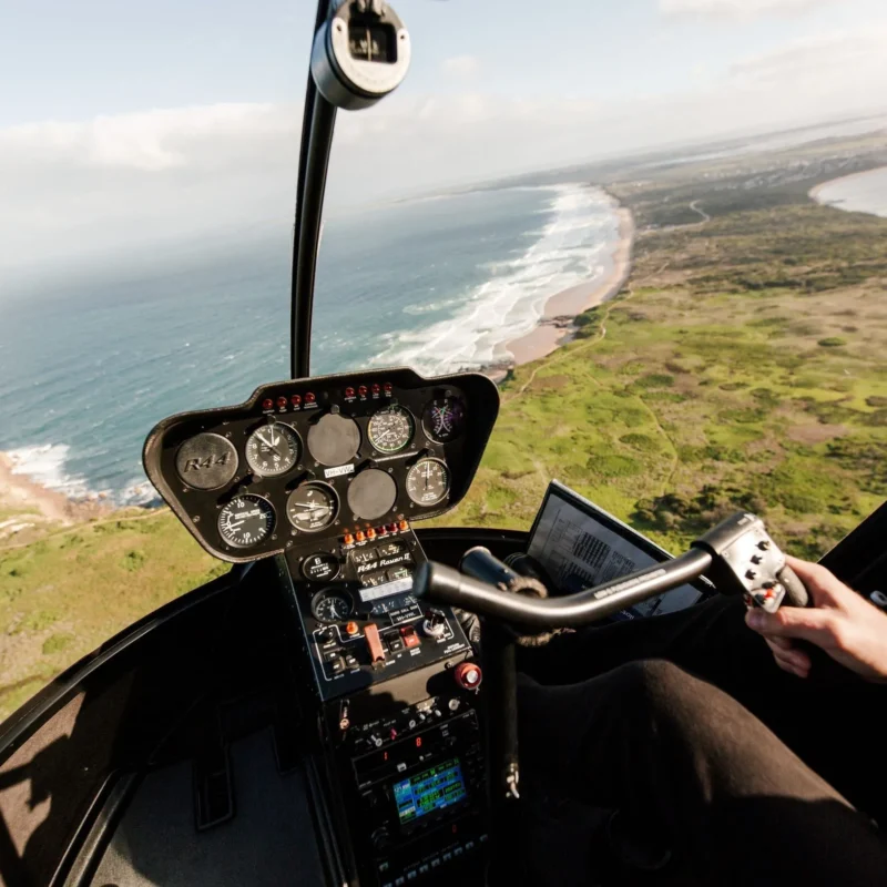 Helicopter flight Phillip Island