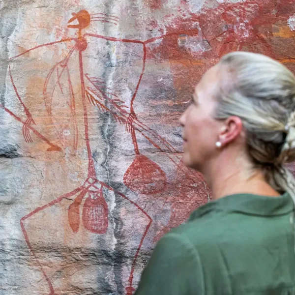 Kakadu NP Ubirr rock art paintings Tourism