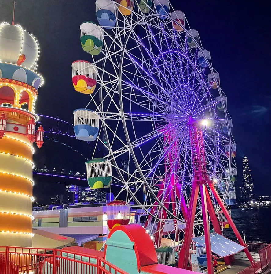 Ride the Ferris wheel at Luna Park