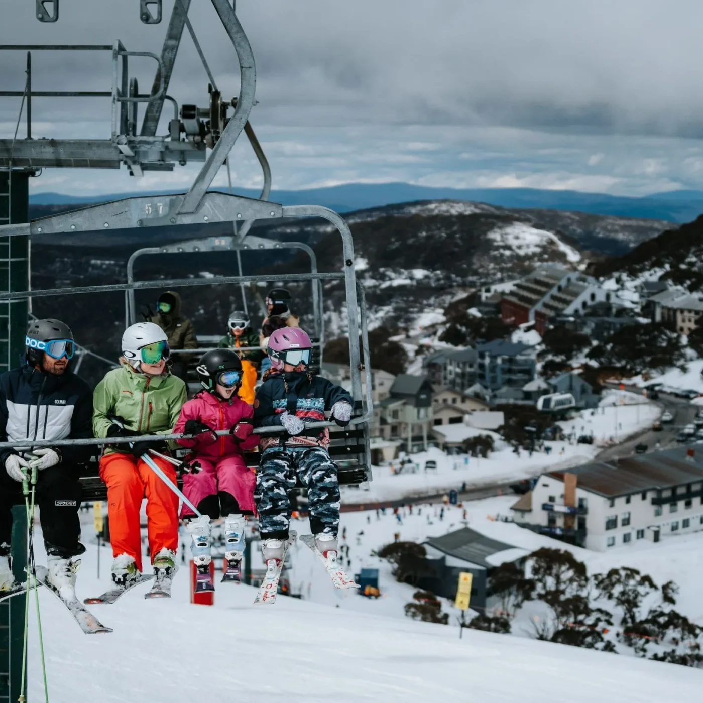 Skiing and snowboarding