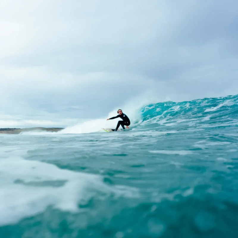 Surfing Phillip Island
