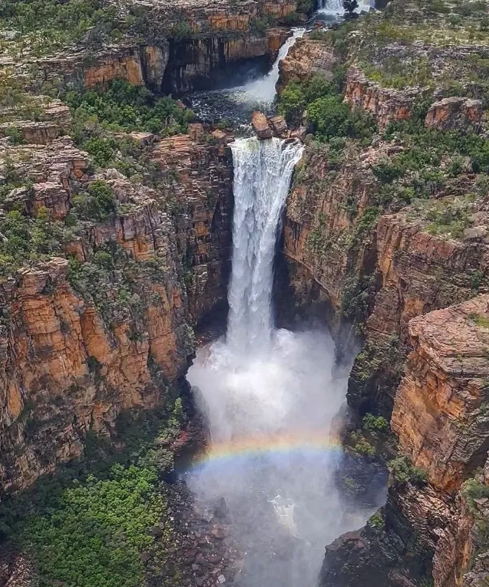 Take a look at Jim Jim Falls in Kakadu National Park