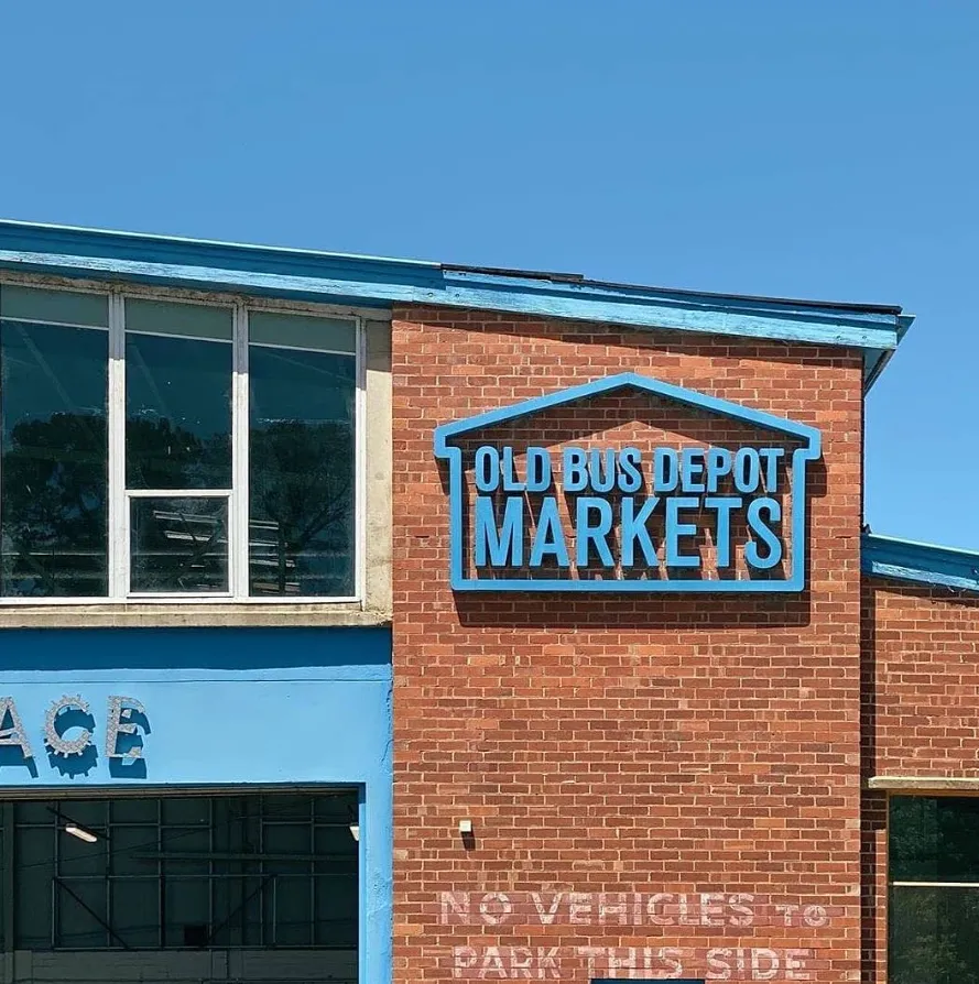 The Old Bus Depot Markets are a popular destination