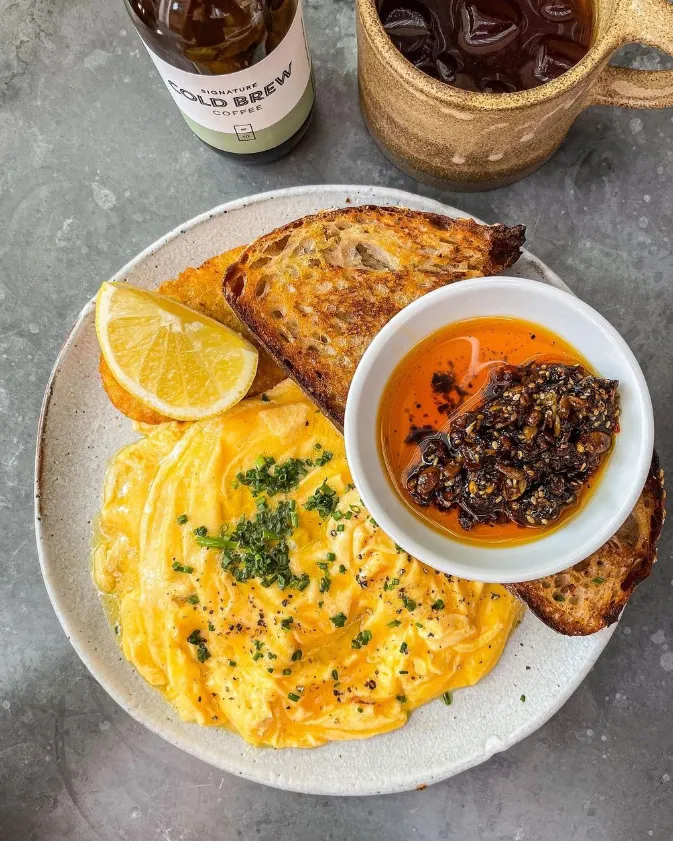 Try Bills' scrambled eggs in Sydney
