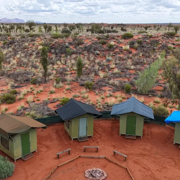 Uluru Campsite Landscape View