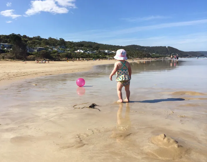 Visiting Lorne with children