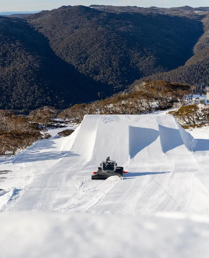 You can choose to go skiing at Thredbo or Perisher