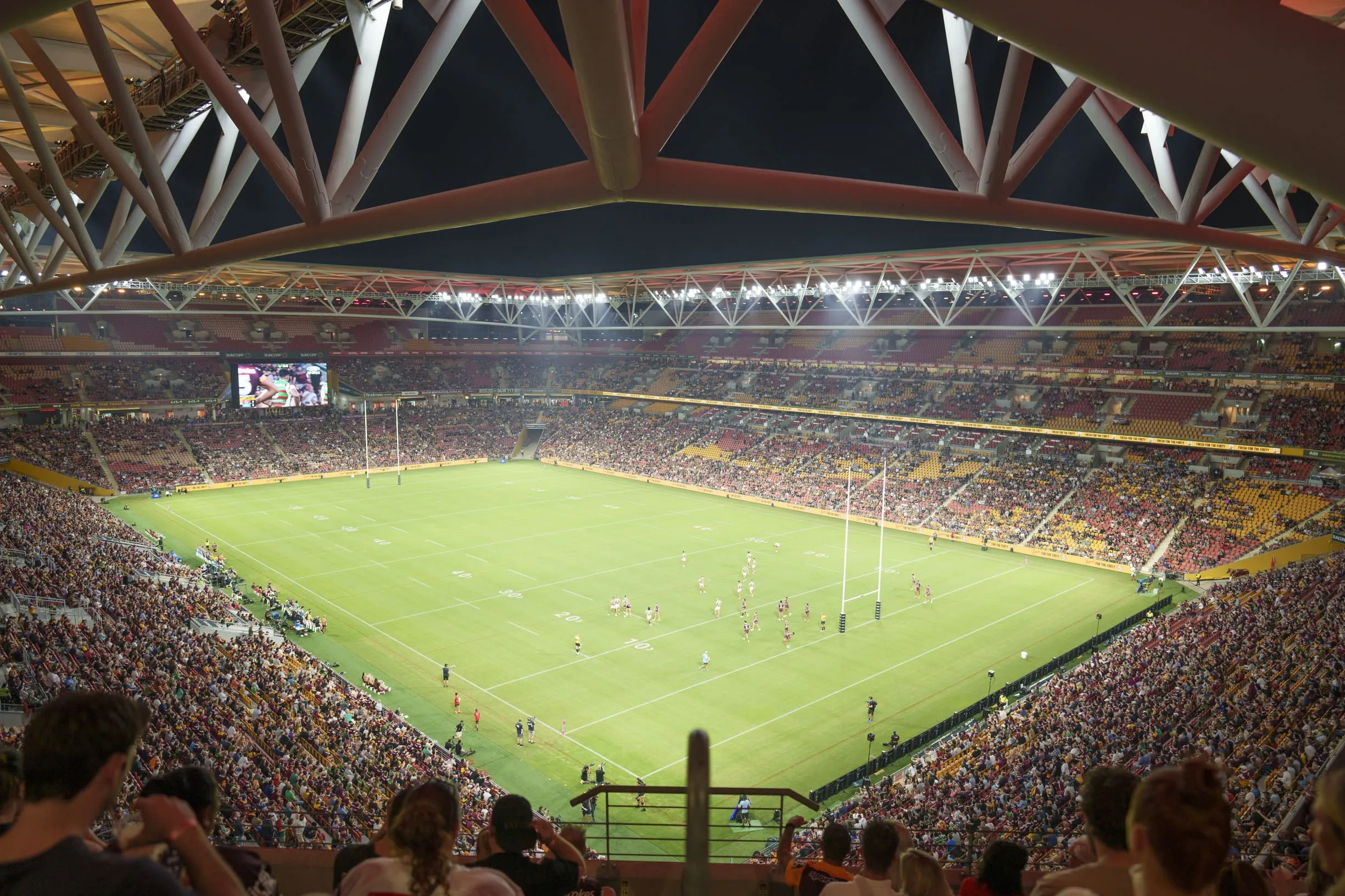 You can watch a sporting match in Brisbane