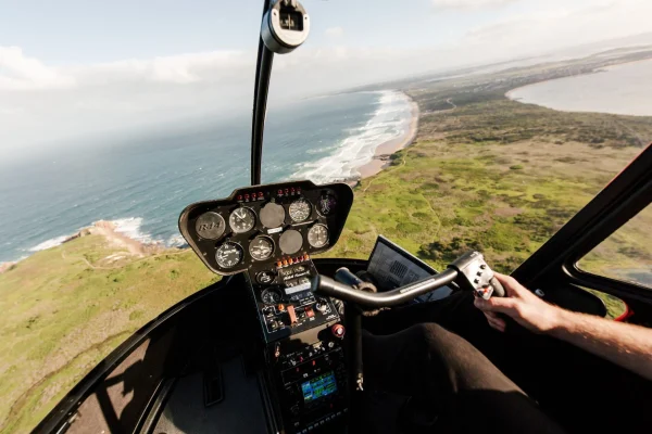 Helicopter flight Phillip Island