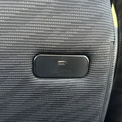 Yutong 28-seater USB charger ports