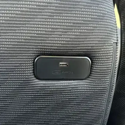 Yutong 28-seater USB charger ports