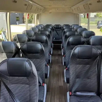 Yutong 28-seater interior space