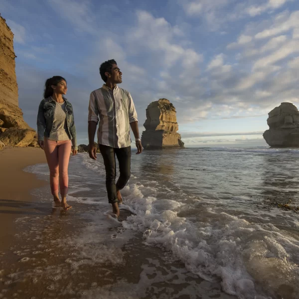 great ocean road sunset