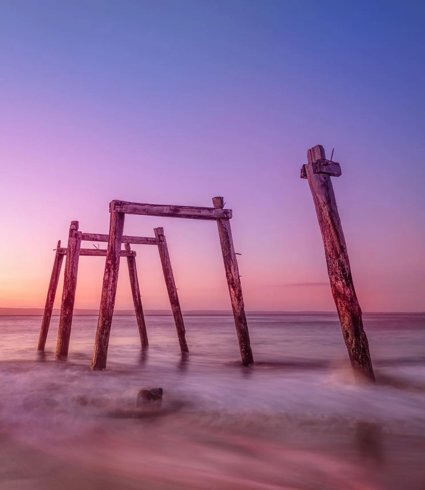 historic Flynns Beach Jetty