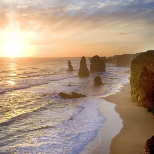 sunset 12 apostles