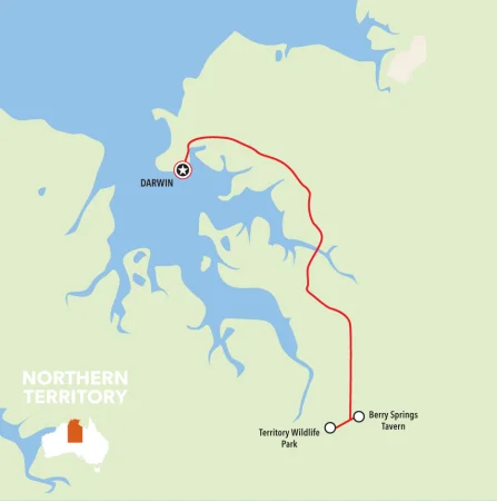 territory wildlife park map